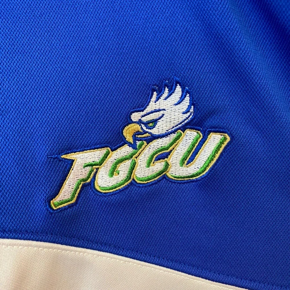 Jordan Mens FGCU Eagles Dri-FIT Full Zip Track Jacket Blue White Small Jumpman